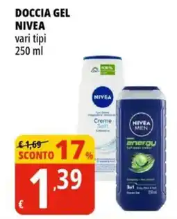 Tigros Doccia gel NIVEA offerta