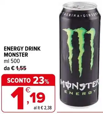 Iperal Energy drink MONSTER offerta