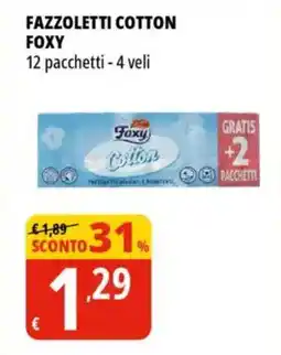 Tigros Fazzoletti cotton FOXY offerta