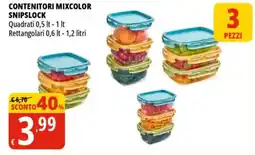 Tigros Contenitori mixcolor snipslock offerta