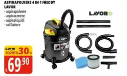 Tigros Aspirapolvere 4 in 1 freddy LAVOR offerta