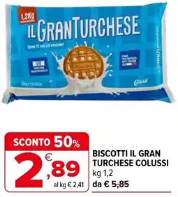 Iperal Biscotti il gran turchese colussi offerta