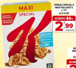 Iperal Cereali special k maxi kellogg's offerta