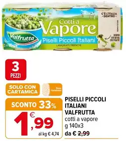 Iperal Piselli piccoli italiani VALFRUTTA offerta