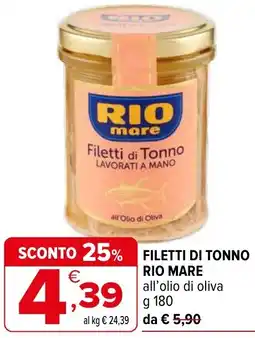 Iperal Filetti di tonno RIO MARE offerta