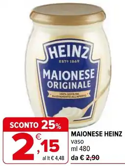 Iperal Maionese HEINZ offerta