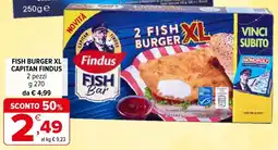 Iperal Fish burger xl capitan FINDUS offerta