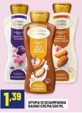 Risparmio Casa Spuma di sciampagna bagno crema offerta