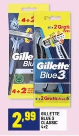 Risparmio Casa Gillette blue 3 classic 4+2 offerta