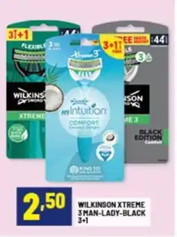 Risparmio Casa Wilkinson xtreme 3 man-lady-black offerta