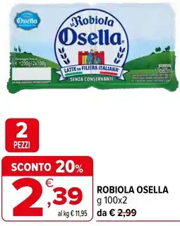 Iperal Robiola osella offerta