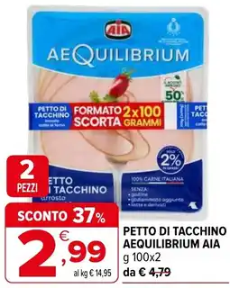 Iperal Petto di tacchino aequilibrium AIA offerta