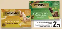 Conad Infuso aromatizzato sensations TWININGS offerta