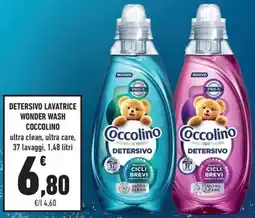 Conad Detersivo lavatrice wonder wash COCCOLINO offerta
