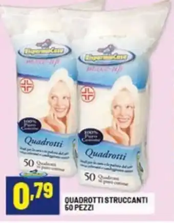 Risparmio Casa Quadrotti struccanti 60 pezzi offerta