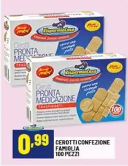 Risparmio Casa Cerotti confezione famiglia 100 pezzi offerta