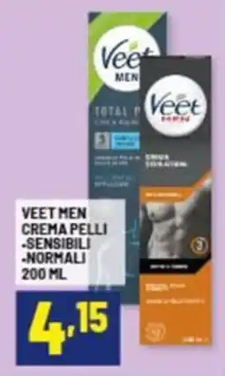 Risparmio Casa Veet men crema pelli -sensibili -normali offerta
