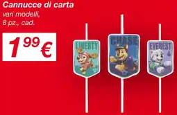 KiK Cannucce di carta offerta