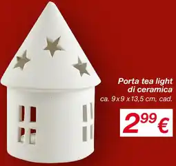 KiK Porta tea light di ceramica offerta