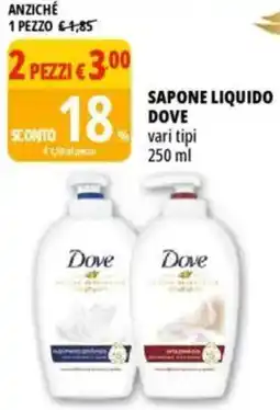 Tigros Sapone liquido dove offerta