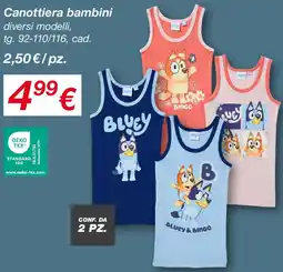 KiK Canottiera bambini offerta