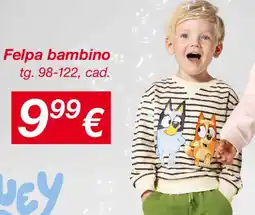 KiK Felpa bambino offerta