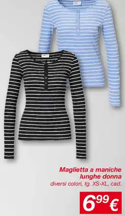 KiK Maglietta a maniche lunghe donna offerta