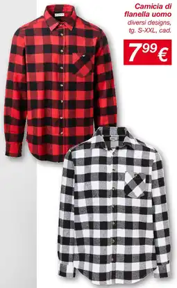 KiK Camicia di flanella uomo offerta