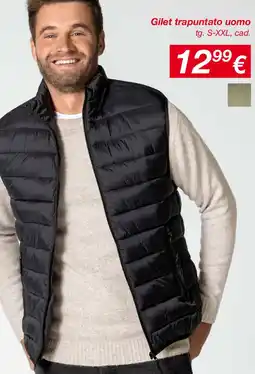 KiK Gilet trapuntato uomo offerta