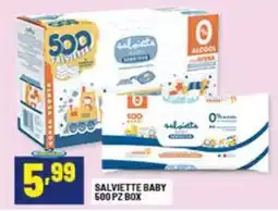 Risparmio Casa Salviette baby 500 pz box offerta