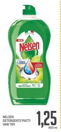 Supermercati Piccolo Nelsen detergente piatti vari tipi offerta