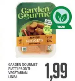 Supermercati Piccolo Garden gourmet piatti pronti vegetariani linea offerta