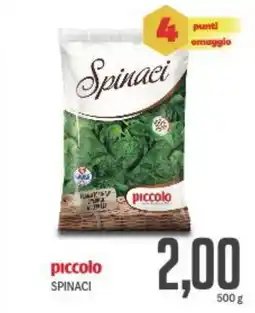 Supermercati Piccolo Piccolo spinaci offerta