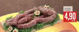 Supermercati Piccolo Salsicce di suino offerta