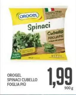 Supermercati Piccolo Orogel spinaci cubello foglia più offerta