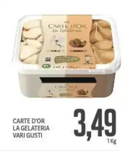 Supermercati Piccolo Carte d'or la gelateria vari gusti offerta