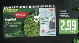 Supermercati Piccolo Findus pisellini primavera offerta