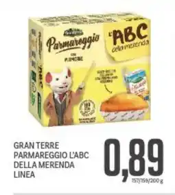 Supermercati Piccolo Gran terre parmareggio l'abc della merenda linea offerta