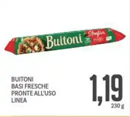 Supermercati Piccolo Buitoni basi fresche pronte all'uso linea offerta