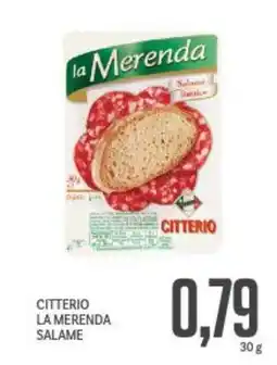 Supermercati Piccolo Citterio la merenda salame offerta