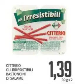 Supermercati Piccolo Citterio gli irresistibili bastoncini di salame offerta