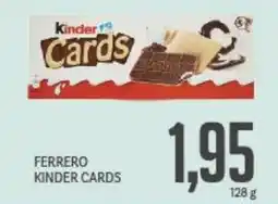 Supermercati Piccolo Ferrero kinder cards offerta
