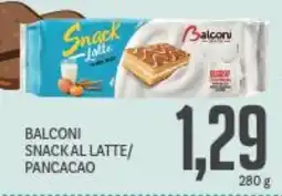Supermercati Piccolo Balconi snack al latte/ pancacao offerta