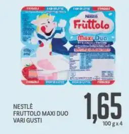 Supermercati Piccolo Nestlé fruttolo maxi duo vari gusti offerta