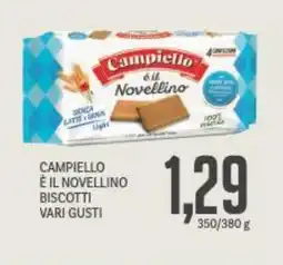 Supermercati Piccolo Campiello è il novellino biscotti vari gusti offerta