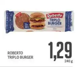 Supermercati Piccolo Roberto triplo burger offerta