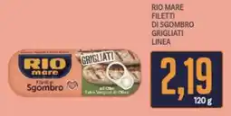 Supermercati Piccolo Rio mare filetti di sgombro grigliati linea offerta