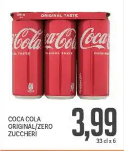 Supermercati Piccolo Coca cola original/zero zuccheri offerta