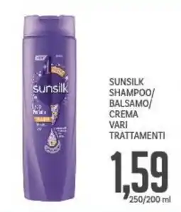 Supermercati Piccolo Sunsilk shampoo/ balsamo/ crema vari trattamenti offerta