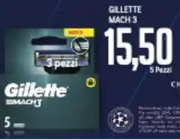 Supermercati Piccolo Gillette mach 3 offerta